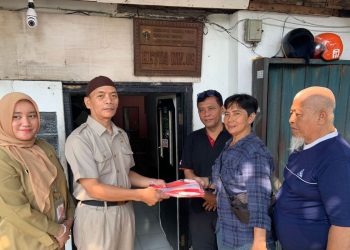 Bendera Merah Putih Berkibar Meriah di Jakpus untuk HUT RI ke-77