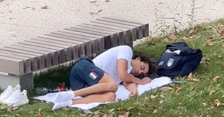 Juara Olimpiade cari ketenangan di lanskap alami setelah medan yang membara.