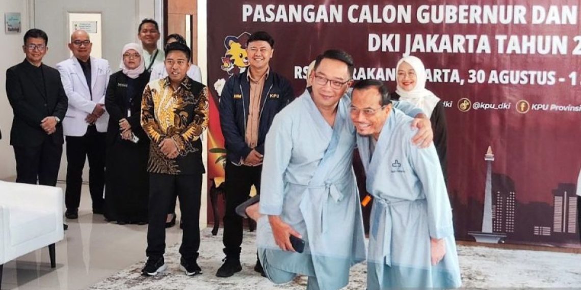 Pemeriksaan Medis Mendesak: Ridwan Kamil dan Suswono Hadapi Tes Kesehatan Mental dan Narkoba