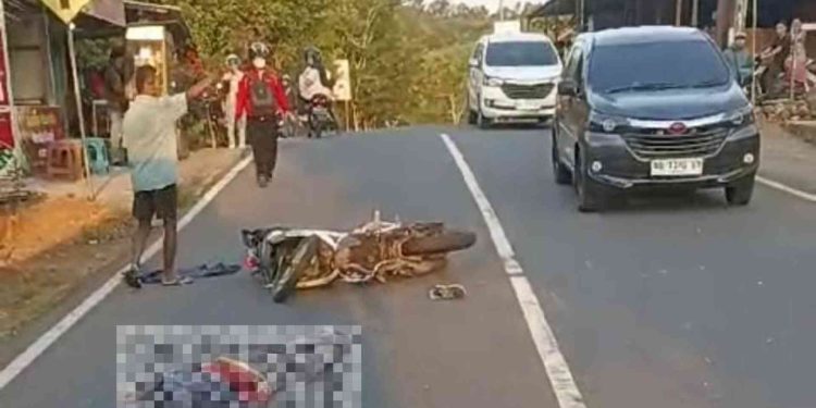 Kejadian Laka Lantas dengan korban Meninggal dunia di Jln. Mangun - Imogiri