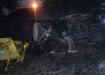 Kondisi Truk paca Kecelakaan Vs Kereta Api