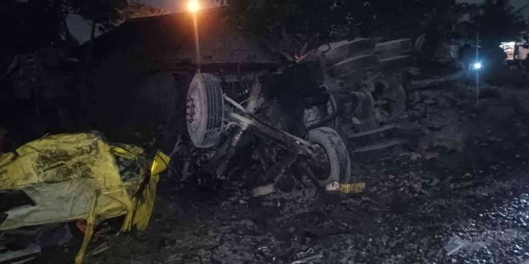 Kondisi Truk paca Kecelakaan Vs Kereta Api