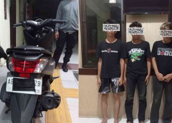Polsek Jetis mengamankan 3 orang