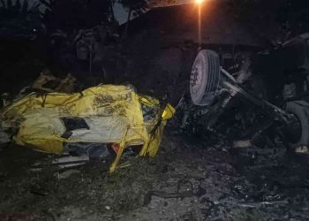 Truk Molen Tertabrak Kereta Api di Sedayu Bantul