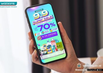 Serbu Diskon 9 Hari di Watsons 9.9 Super Sale