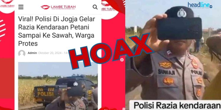Fakta Polisi melakukan razia petani di Sawah jogja