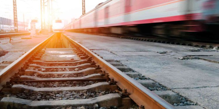 Ilustrasi Gambar Jalur Kereta api