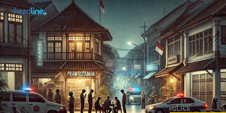 Ilustrasi gambar kasus penusukan 2 santri krapyak di Prawirotaman Yogyakarta