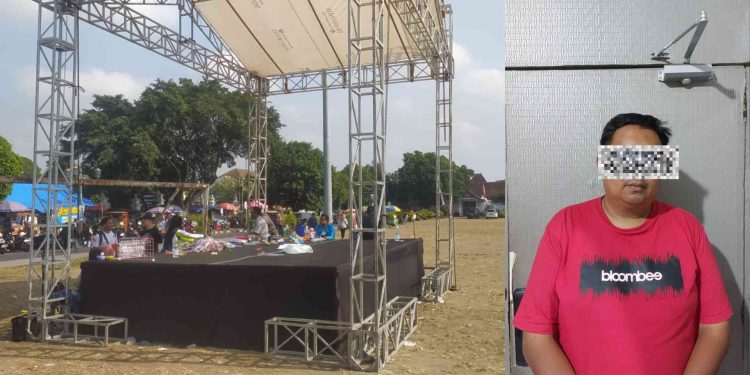 Oknum PNS inisiator Penipuan HUT Jogja di Alkid Menyerahkan di kantor polisi