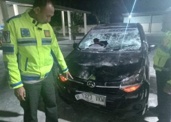 Polisi Mengamankan Kencaraan Pasca Kecelakaan di Sleman