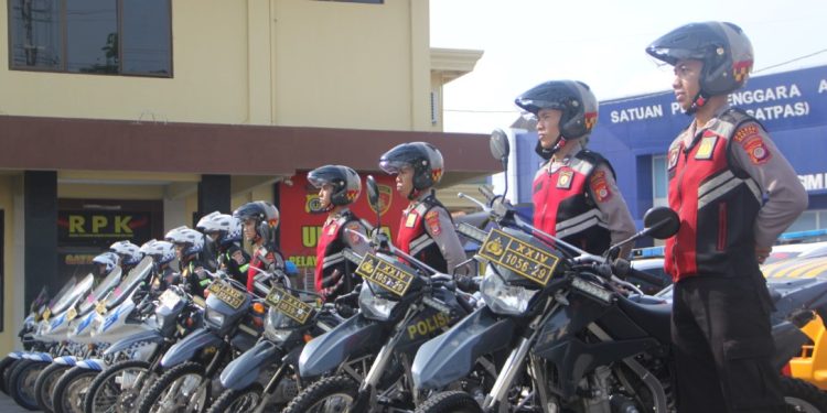 Polres Bantul melaksanakan Apel Gelar Pasukan Operasi Zebra Progo-2024 di halaman Mapolres Bantul