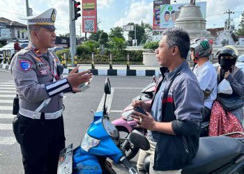 Satlantas Polresta Sleman Melakukan Operasi Zebra Progo 2024