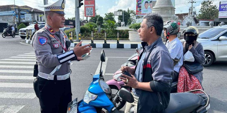 Satlantas Polresta Sleman Melakukan Operasi Zebra Progo 2024