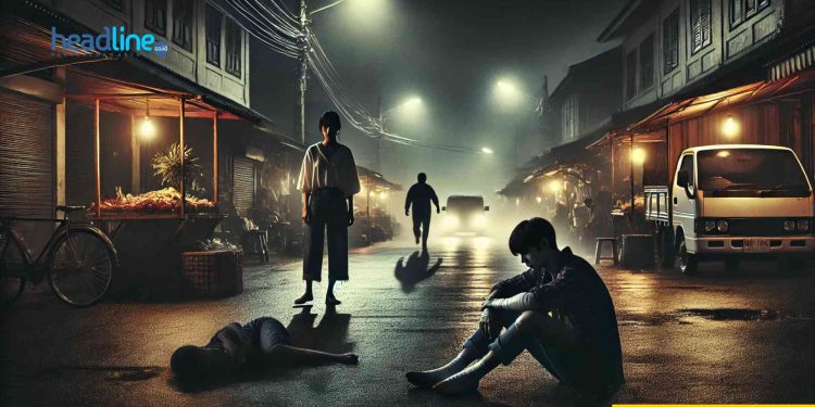 Ilustrasi Gambar Kejahatan Jalanan Klitih di Pasar Colombo Sleman