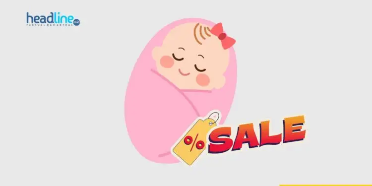 Ilustrasi Gambar Penjualan Bayi