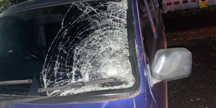 Kodisi Mobil Kijang tabrak Pejalan Kaki di Bantul