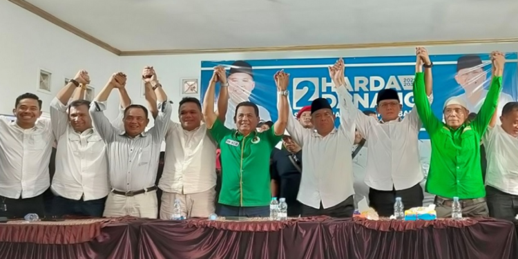 Suasana di rumah calon Bupati Sleman Harda Kiswaya