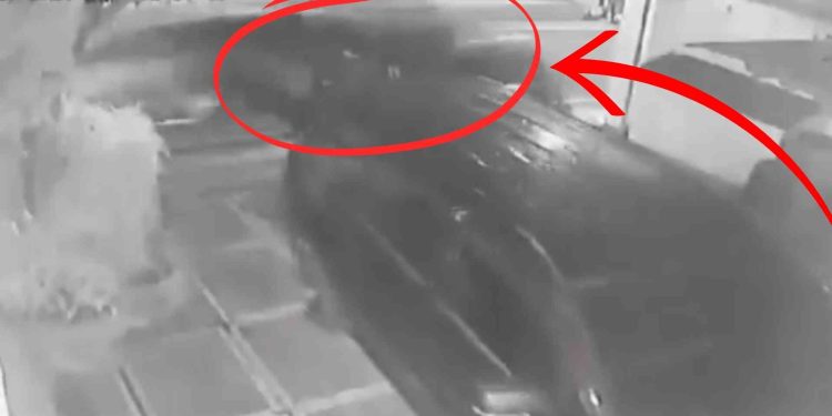 Tangkapan layar rekaman CCTV kecelakaan di Prawirotaman Yogyakarta