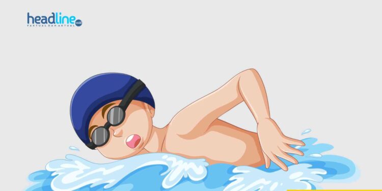 Ilustrasi renang