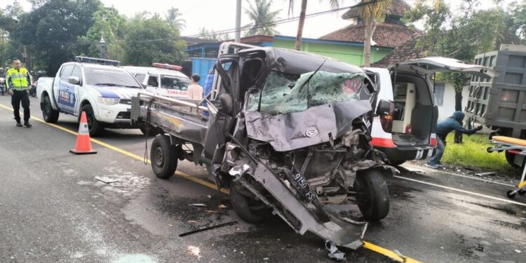 Kecelakaan di Jalan KH Ahmad Dahlan Tambak, Triharjo, Wates