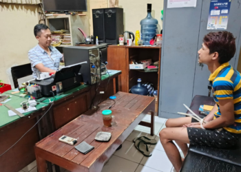 Polsek Jetis mengamankan pelaku pencurian motor di Parkiran Warmindo BJ Plat