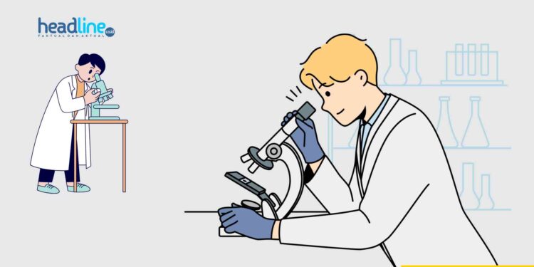 ilustrasi gambar Mikroskop