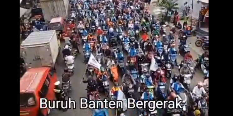 Buruh Banten Bergerak untuk Tangkap dan Adili Jokowi