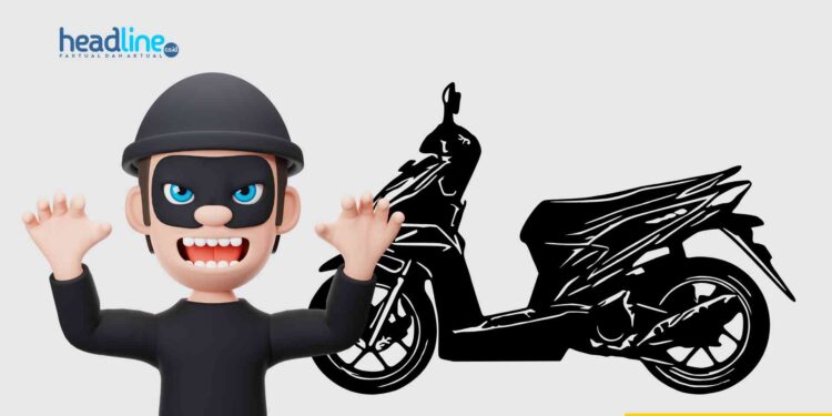 Honda Beat Hilang Saat di Tinggal Angkat Telvon