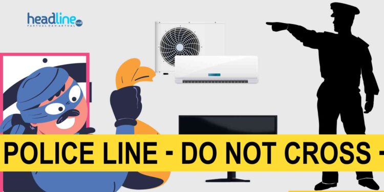 Ilustrasi Pencurian di Toko Sleman