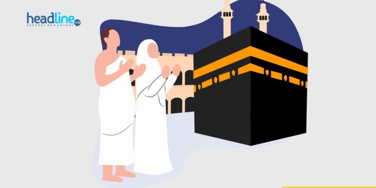 Ilustrasi gambar haji dan Umroh