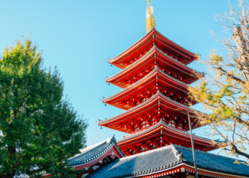 Ilustrasi gambar wisata ke Jepang