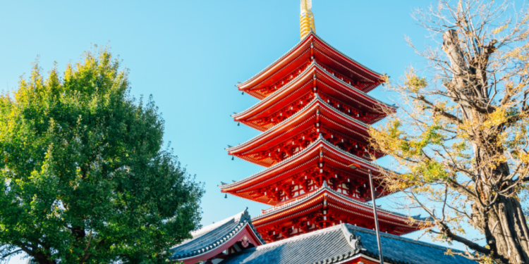 Ilustrasi gambar wisata ke Jepang