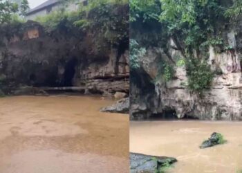 Kondisi tempat Wisata Goa Pindul dilanda Hujan Deras 5 Januari 2025