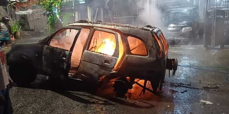 Mobil Terbakar Saat Pemilik Pindahkan Pertalite Dari Tangki ke Jerigen di Gedangsari Gunungkidul