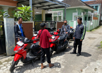 Petugas Polres Bantul berhasil mengamankan sejumlah sepeda motor hasil penggelapan dalam kasus penipuan penyewaan kendaraan di wilayah Kasihan