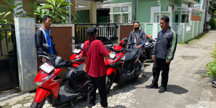 Petugas Polres Bantul berhasil mengamankan sejumlah sepeda motor hasil penggelapan dalam kasus penipuan penyewaan kendaraan di wilayah Kasihan