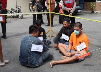 Polres Bantul menggelar rekonstruksi kasus penganiayaan oleh suami terhadap istrinya sendiri hingga meninggal dunia