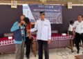 Secara simbolis serah terima mahasiswa KKN di Kalurahan Trimurti Srandakan