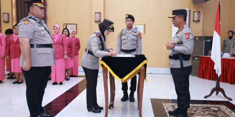 Serah terima Jabatan Kapolres Bantul