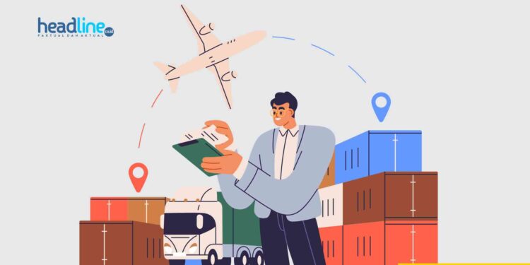 Ilustrasi Cargo pengiriman