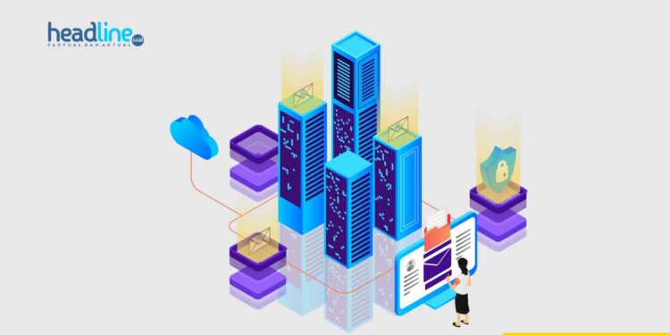 Ilustrasi gambar server