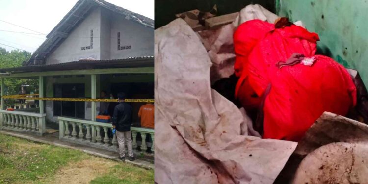 Penemuan Mayat terbungkus Kain Merah di Dalam rumah di Kasihan Bantul