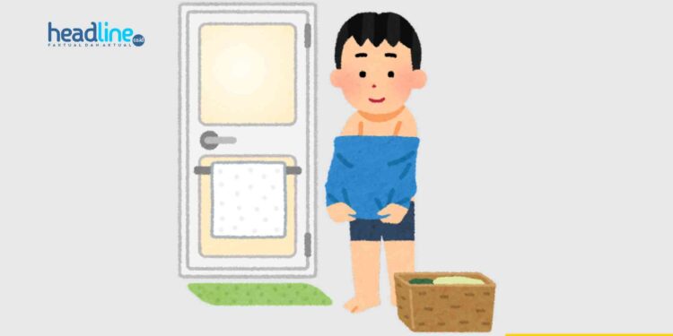 Ilustrasi Gambar Mandi Wajib