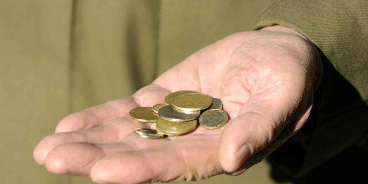 Ilustrasi Gambar pengemis