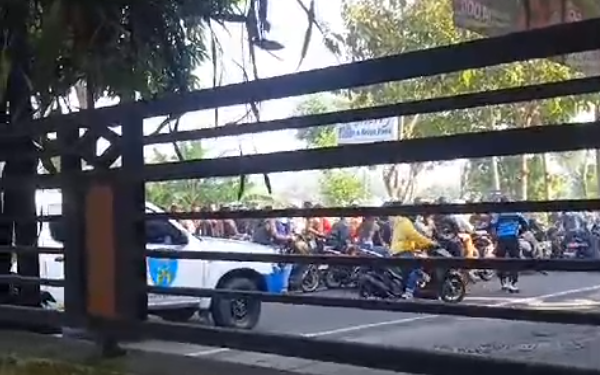 Kerusuhan melipatkan pemuda di bantul