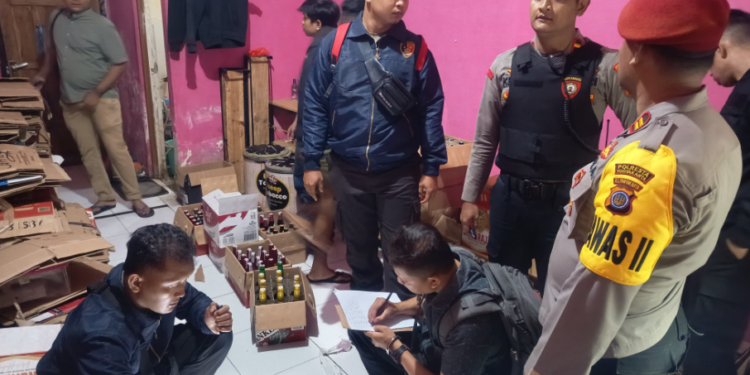 Operasi Razia Miras di Yogyakarta Polisi Sita Ratusan Botol dalam Seminggu