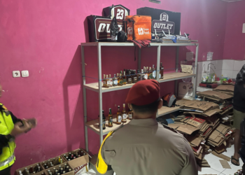 Operasi Razia Miras di Yogyakarta Polisi Sita Ratusan Botol dalam sepekan