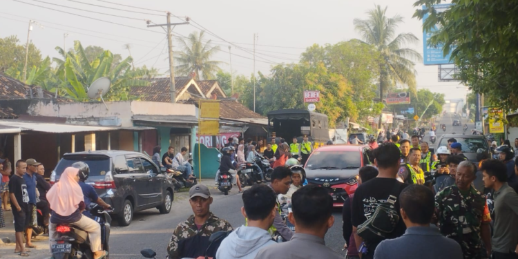 Polisi Amankan Lokasi dugaan Tawuran di Jalan Parangtritis Bantul