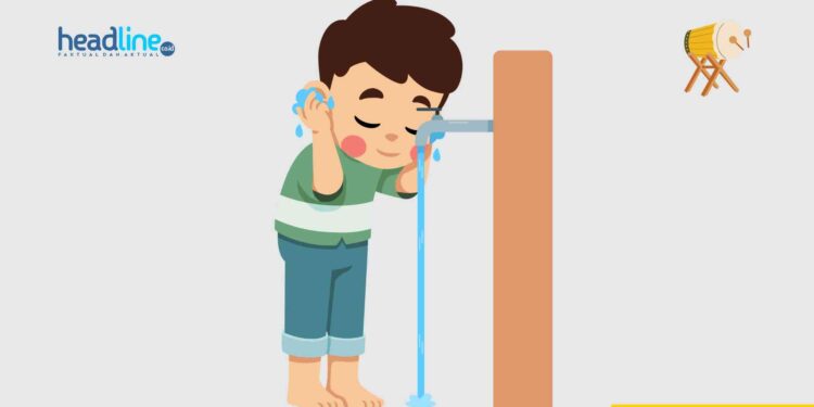 Text Bacaan Doa Setelah Wudhu