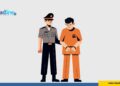 Ilustrasi gambar Polisi Menangkap Pelaku Kriminal